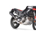 QD Exhaust TOURANCE DARK Slip-on Exhaust for Aprilia Tuareg 660